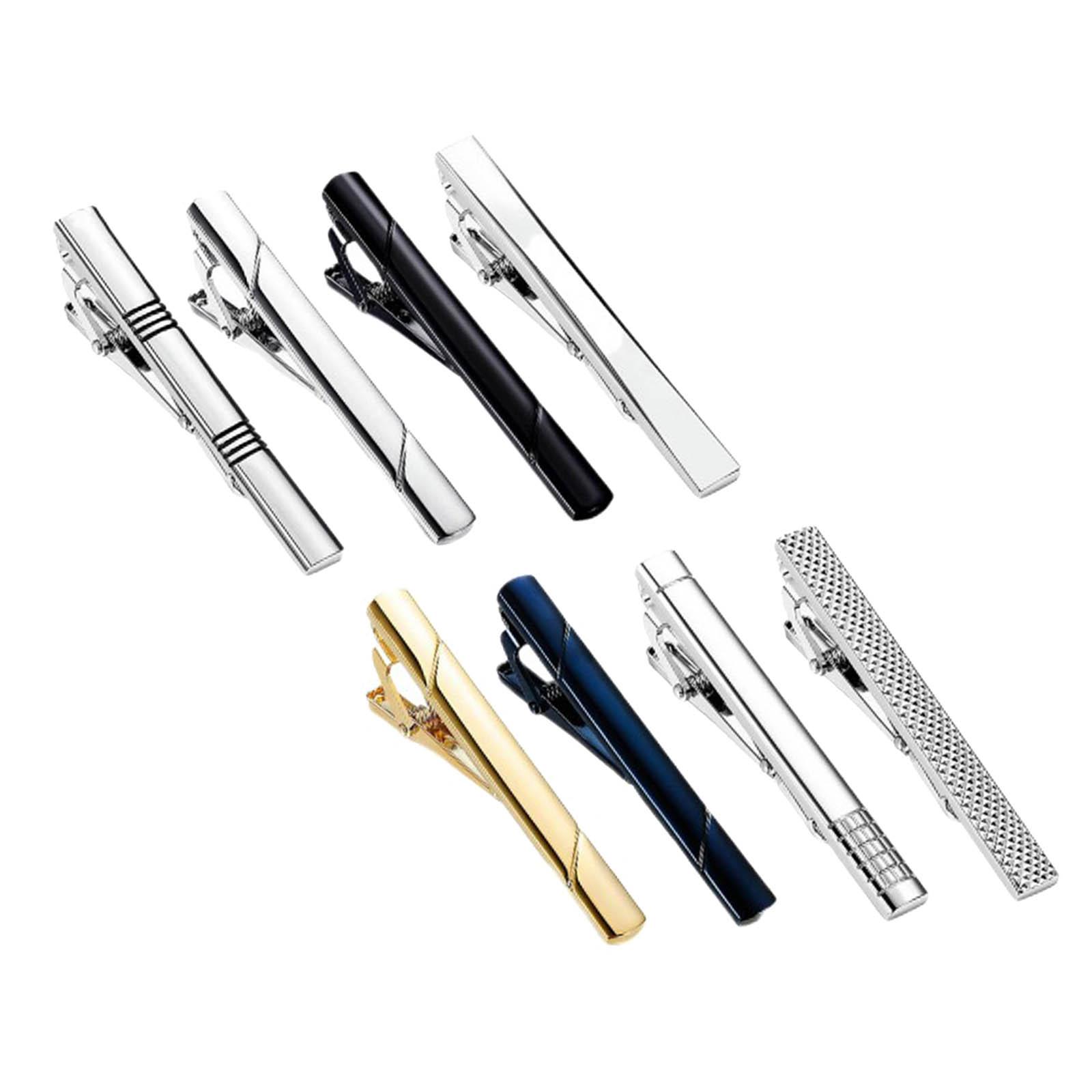 ชุดคลิปหนีบเนคไท 8 ชิ้น แบบเรี - Tie Bar Set Gift บทวิจารณ์และราคา
