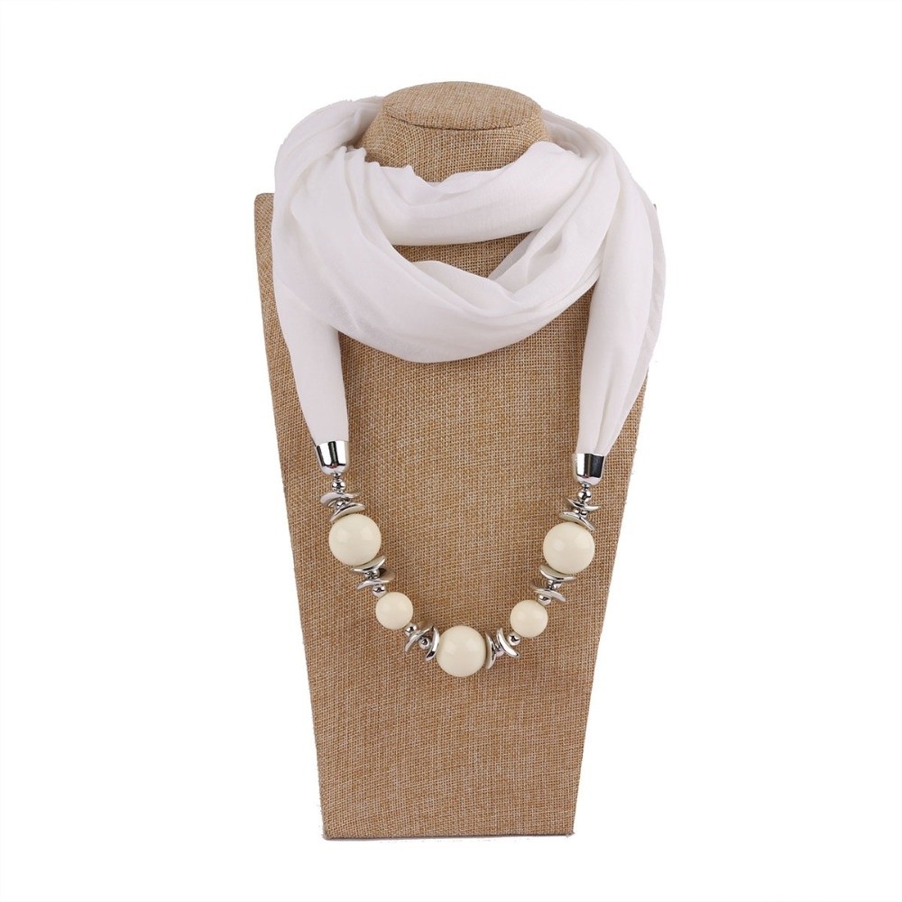 ผ้าพันคอชีฟองแบบใหม่พร้อมสร้อย - Infinity Scarf Knit บทวิจารณ์และราคา