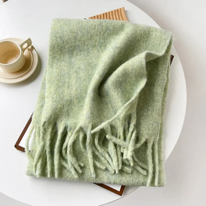 ผ้าพันคอผู้หญิง ผ้าคลุมไหล่ ผ้ - Muffler Men Wool บทวิจารณ์และราคา