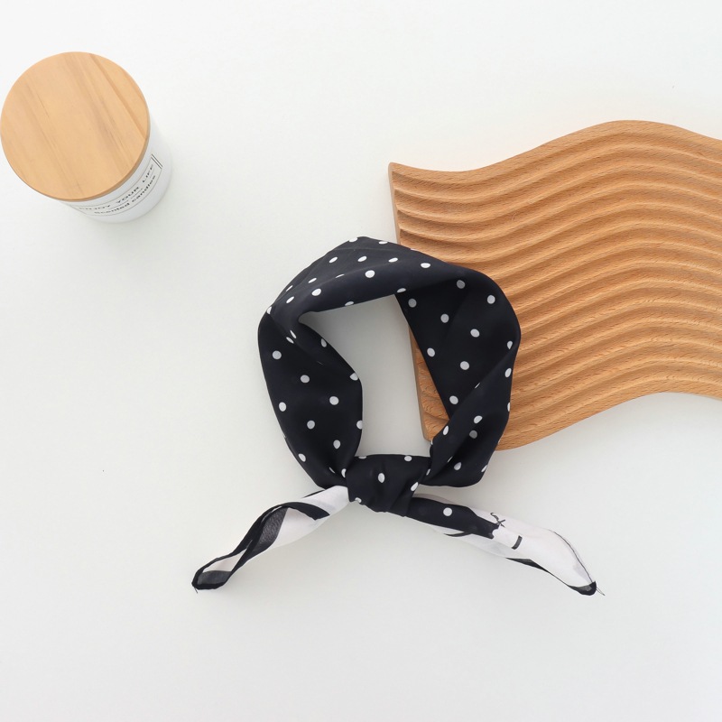 ผ้าพันคอผ้าฝ้ายแท้ลายจุดสีแดงด - Bandana Cotton บทวิจารณ์และราคา
